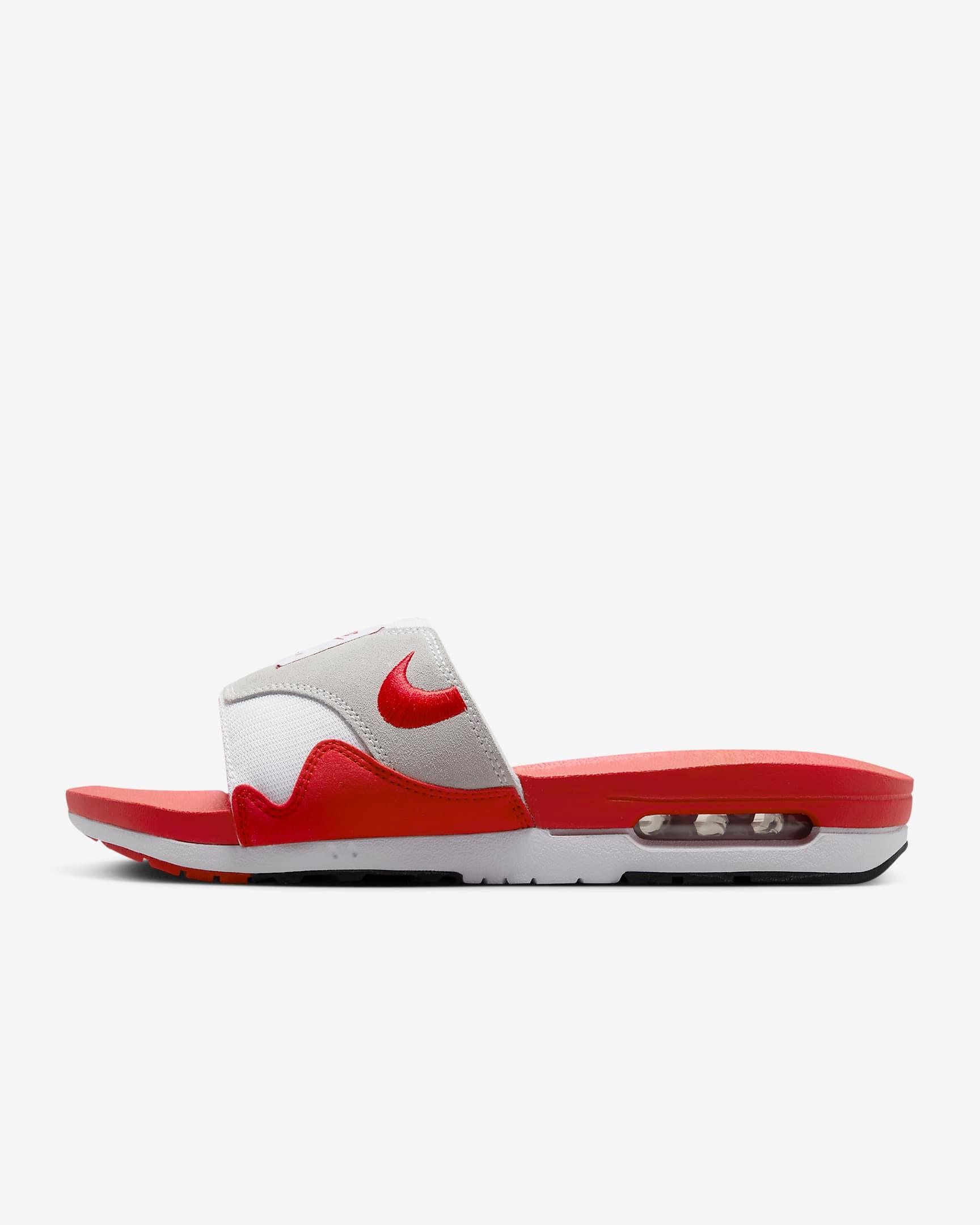 D p Air Max 1 Men Slides University Red Kallos Vietnam