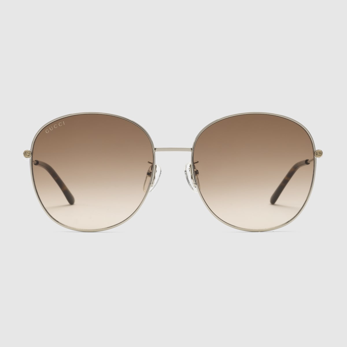 Kính Mát GUCCI Specialized Fit Round Sunglasses #Silver - Kallos Vietnam