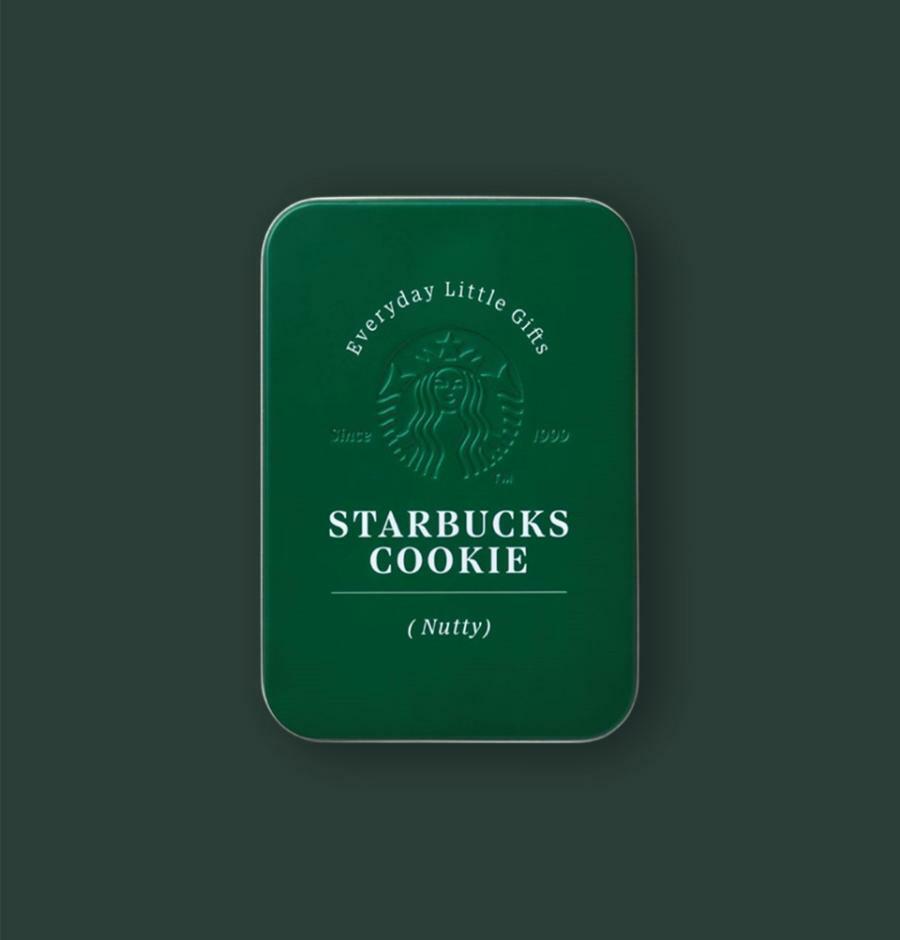 Bánh Quy STARBUCKS Nutty Cookie Tin Set - Kallos Vietnam