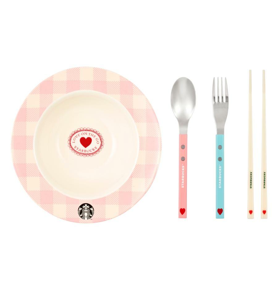 Bộ Dao Nĩa STARBUCKS DearLove Bowl & Cutlery Set - Kallos Vietnam