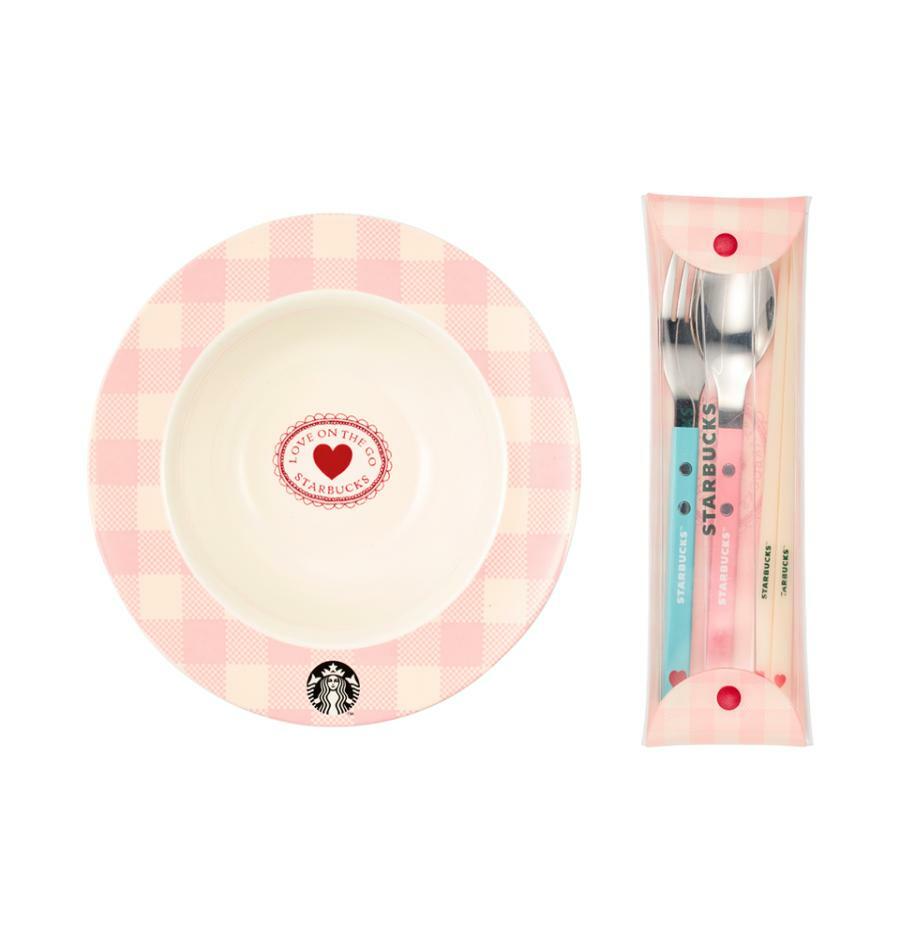 Bộ Dao Nĩa STARBUCKS DearLove Bowl & Cutlery Set - Kallos Vietnam