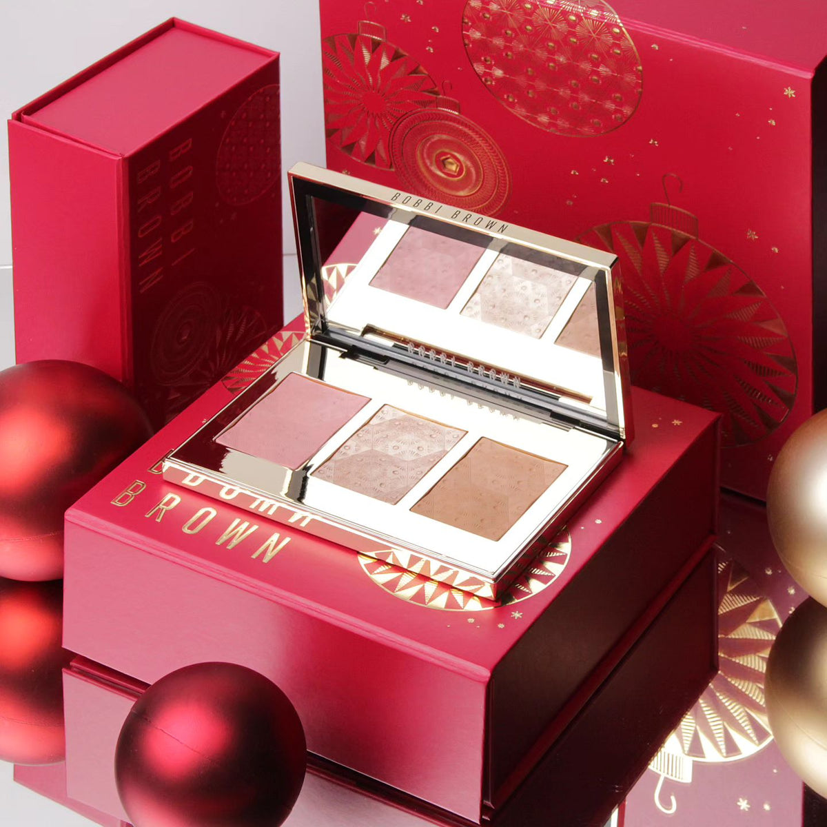 Phấn Má Hồng Bắt Sáng Bobbi Brown Luxe Cheek Highlight Palette - Kallos Vietnam