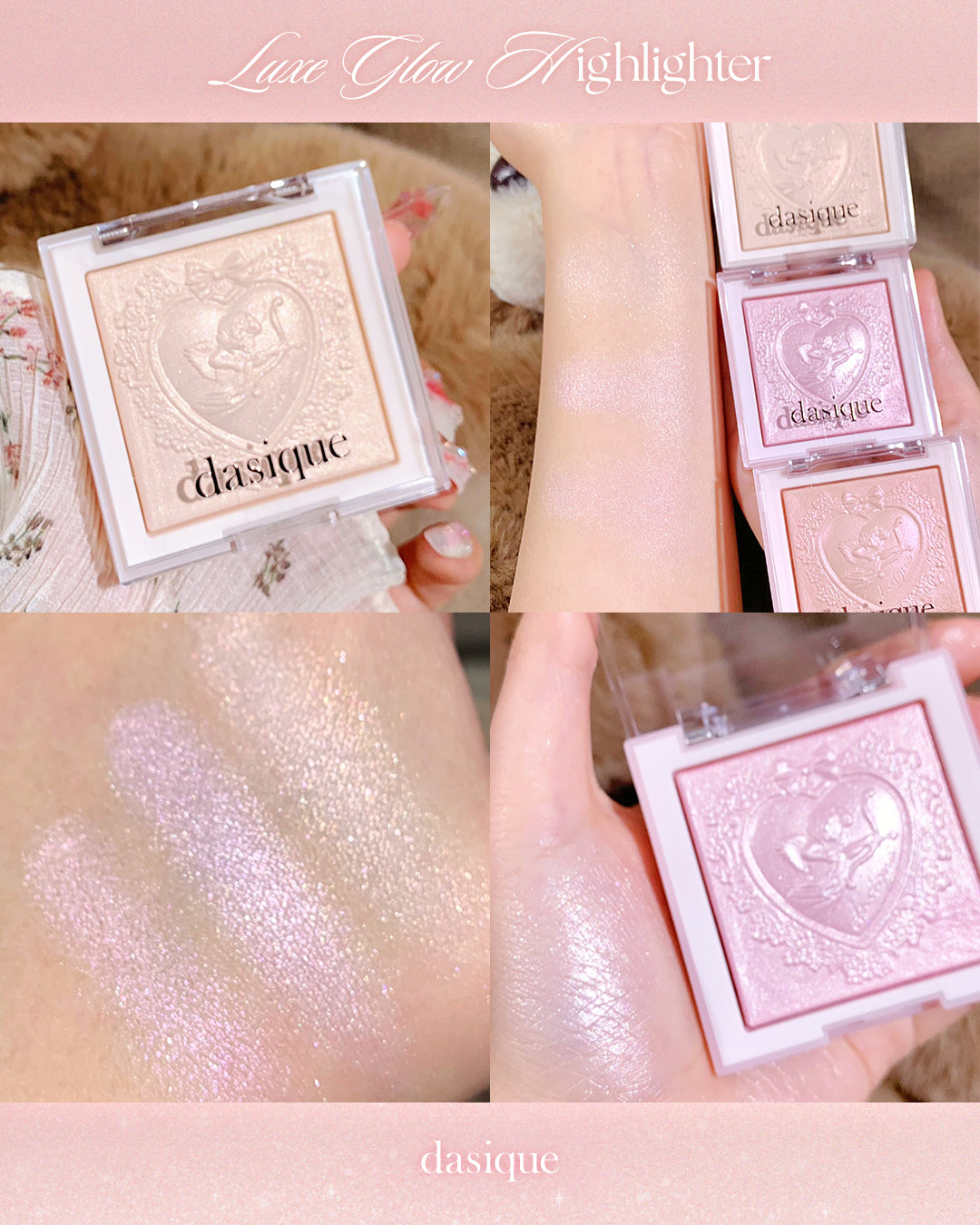 Phấn Bắt Sáng Dasique Lux Glow Highlighter - Kallos Vietnam