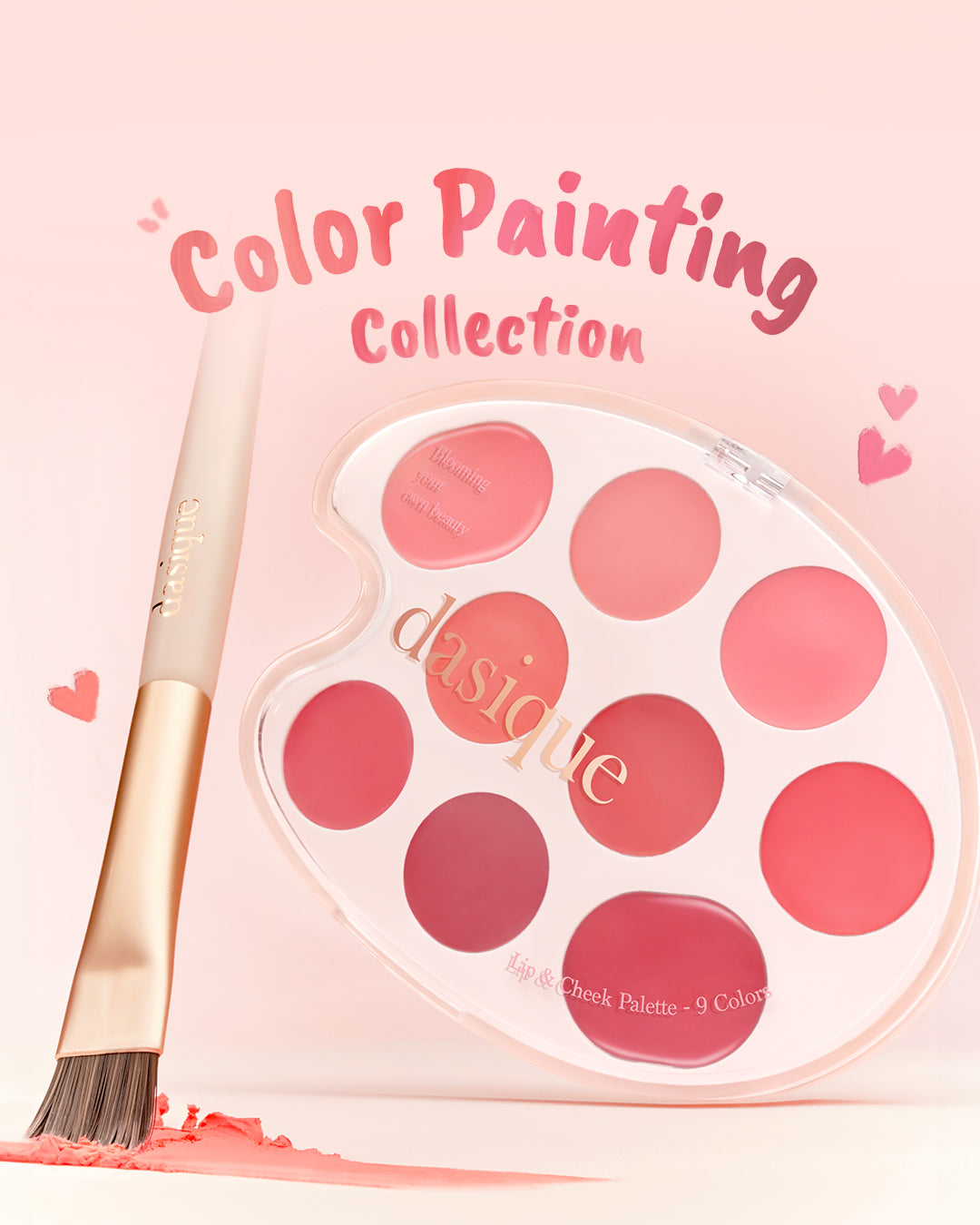 Bảng Son Má Hồng Dasique Painting Lip & Cheek Palette - Kallos Vietnam