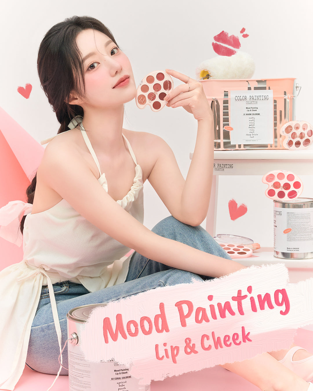 Bảng Son Má Hồng Dasique Painting Lip & Cheek Palette - Kallos Vietnam