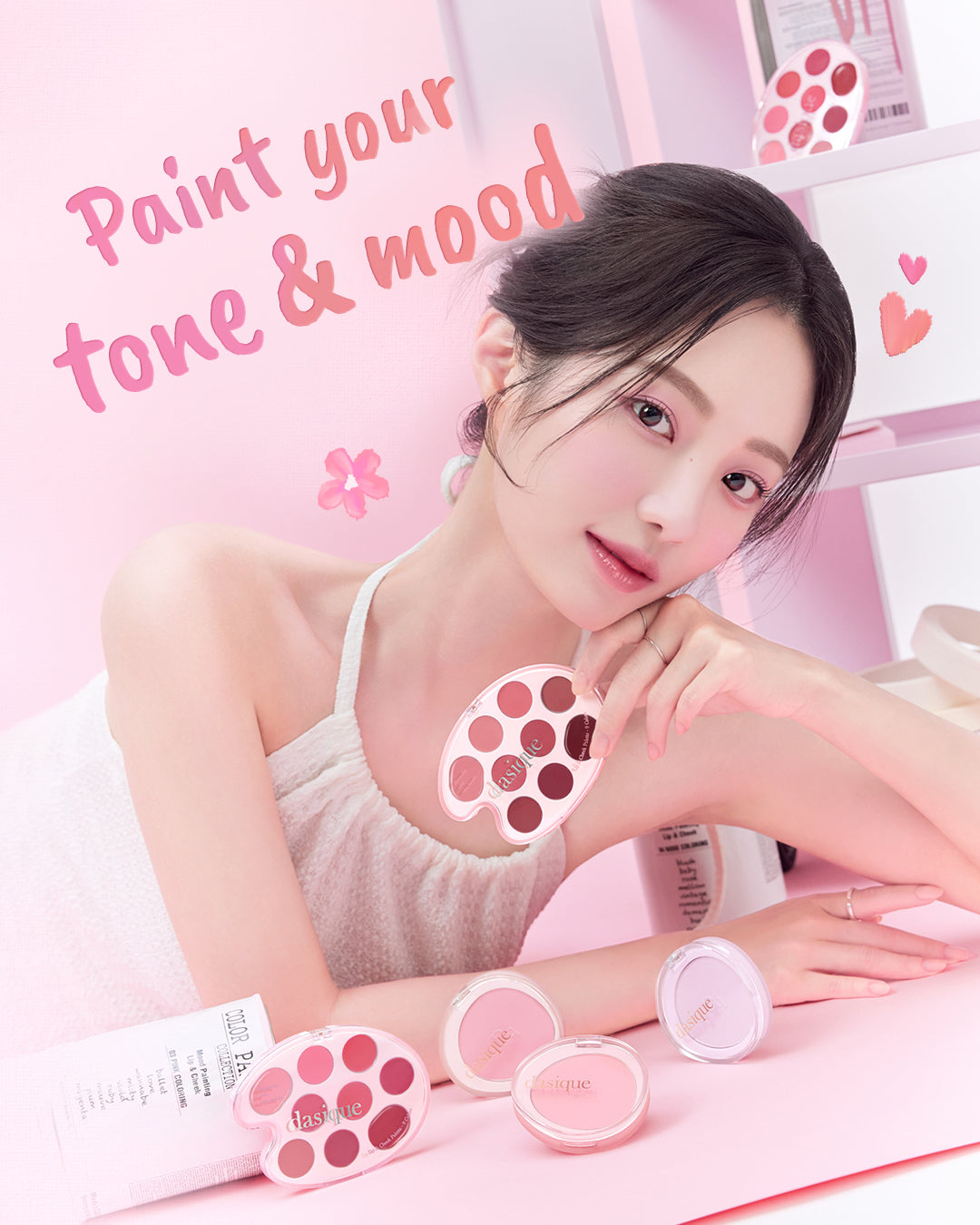 Bảng Son Má Hồng Dasique Painting Lip & Cheek Palette - Kallos Vietnam