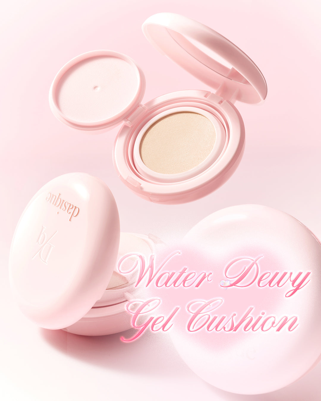 Phấn Nước Dasique Water Dewy Gel Cushion Sweet Heart - Kallos Vietnam