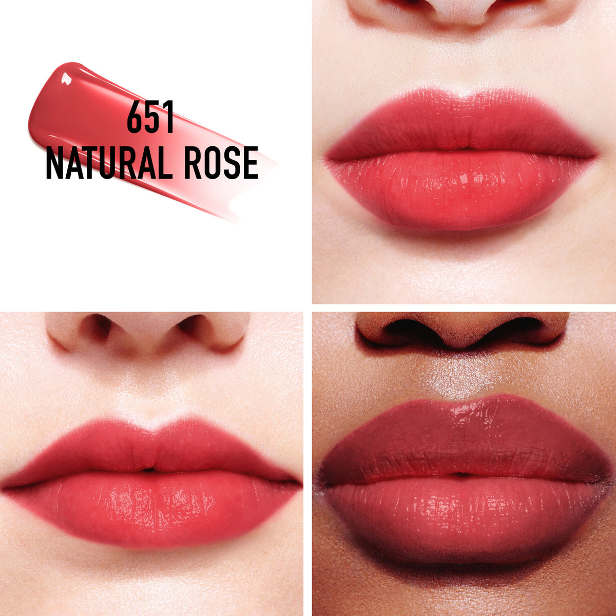 Son DIOR Addict Lip Tint #651 Natural Rose - Kallos Vietnam