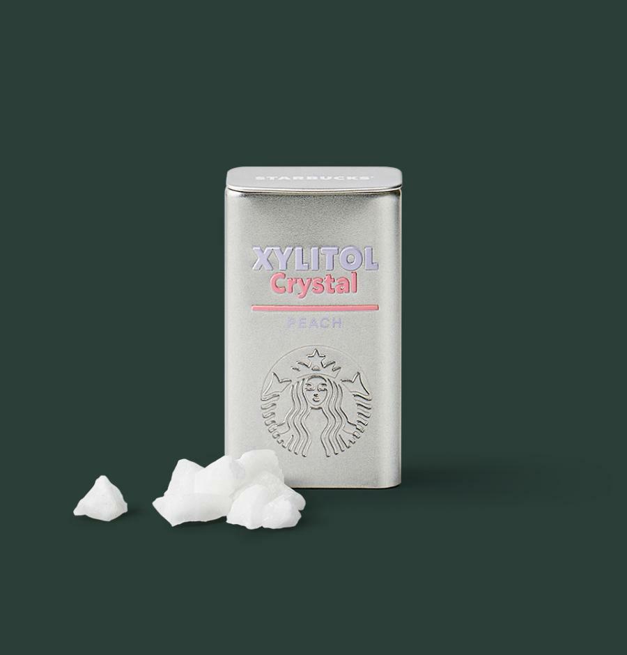Kẹo STARBUCKS Xylitol Candy Crystal Peach - Kallos Vietnam