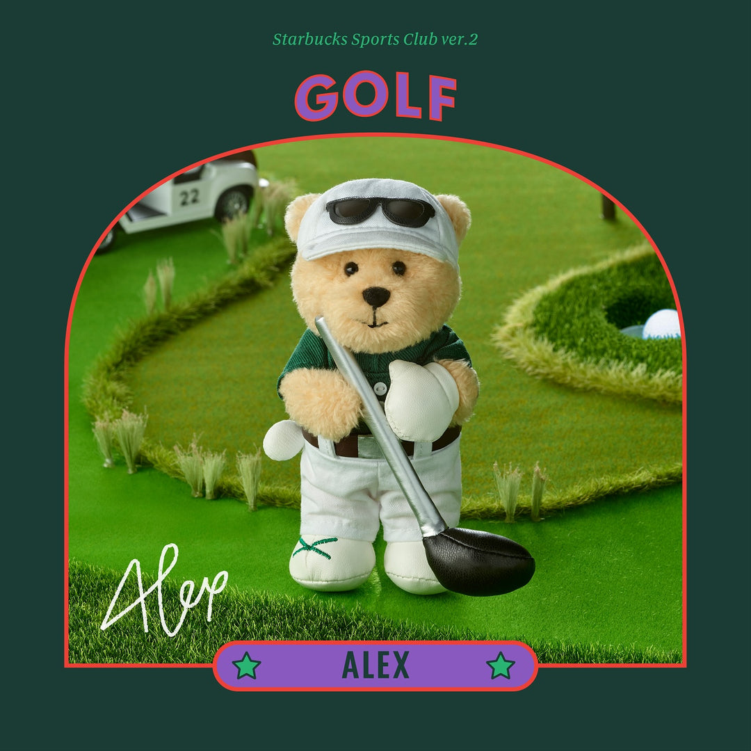 Móc Khoá STARBUCKS Golf Bearista Keychain Alex - Kallos Vietnam