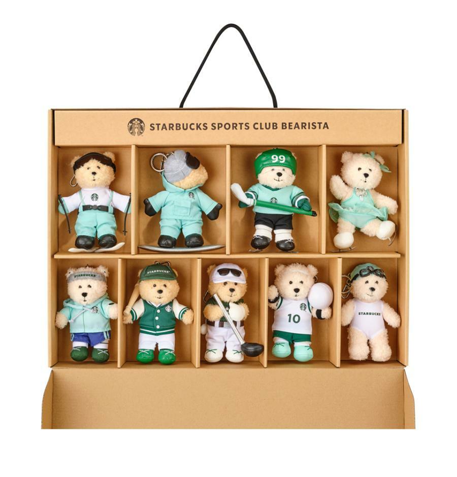 Móc Khoá STARBUCKS Sports Club Bearista Keychain Set - Kallos Vietnam