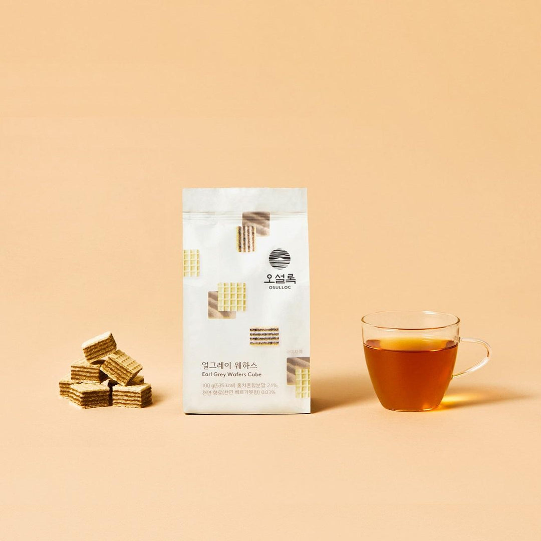 Bánh Xốp Osulloc Earl Gray Wafers Cube - Kallos Vietnam