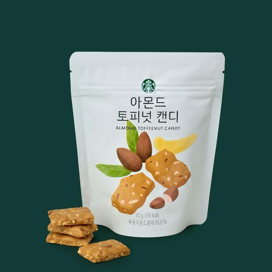 Kẹo Starbucks Almond Toffee Candy - Kallos Vietnam