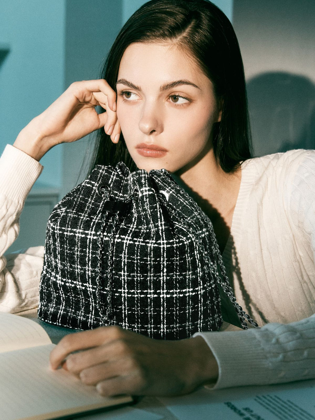 Túi MARHEN J Cannes Tweed - Kallos Vietnam