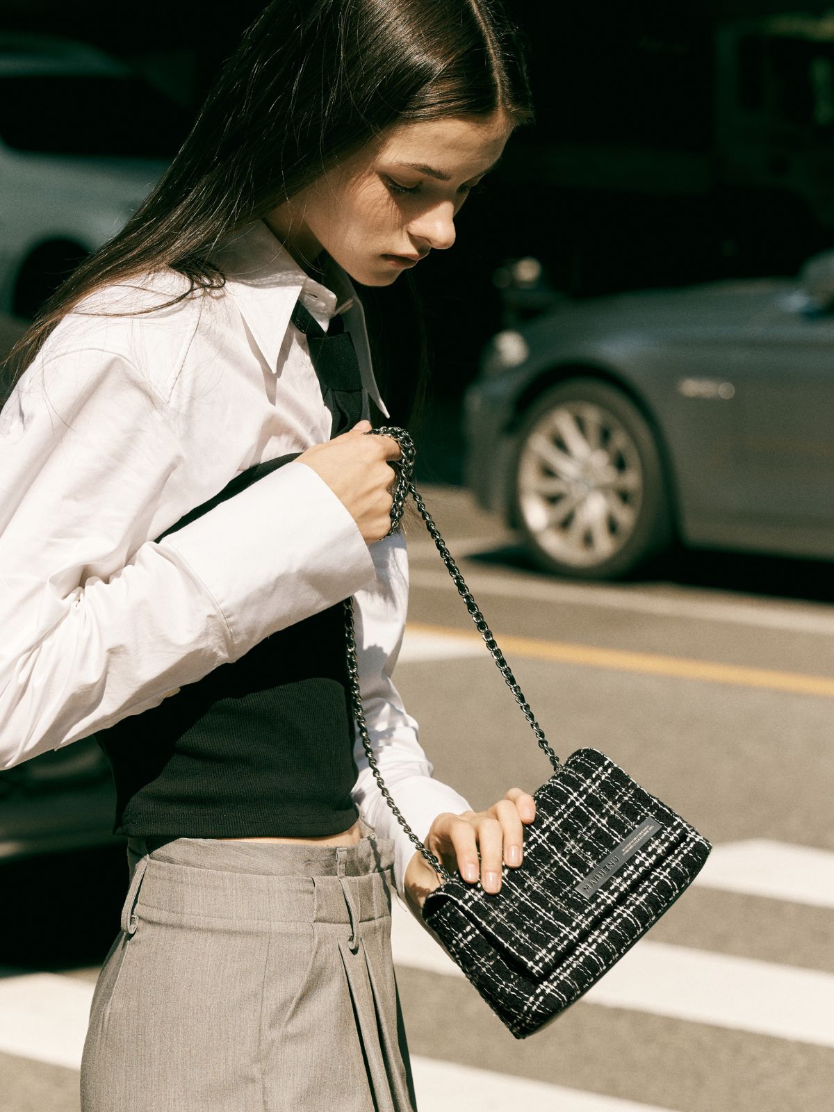 Túi MARHEN J Je T'aime Tweed - Kallos Vietnam