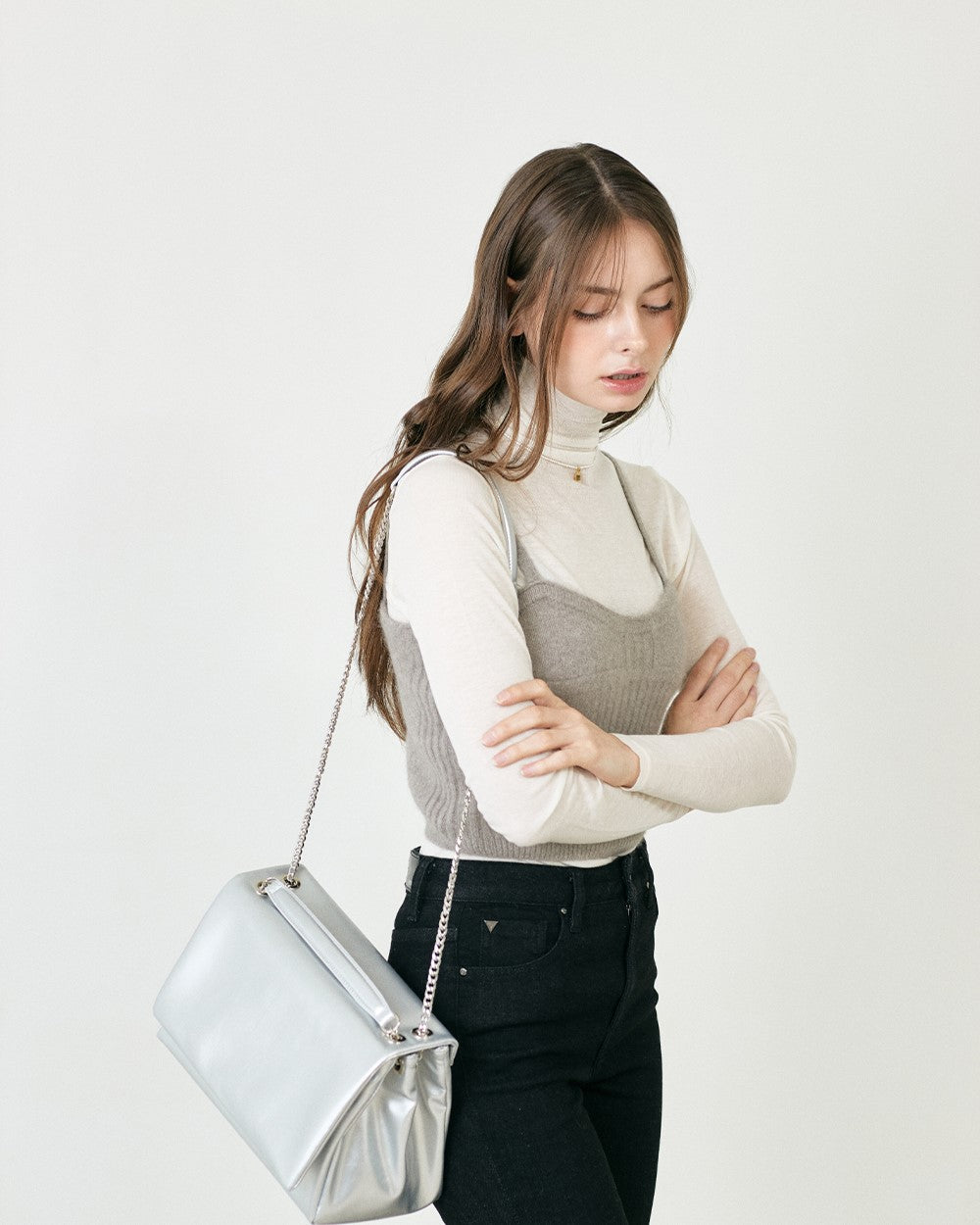 Túi MCLANEE Bronn Shoulder And Crossbody Bag #Silver - Kallos Vietnam