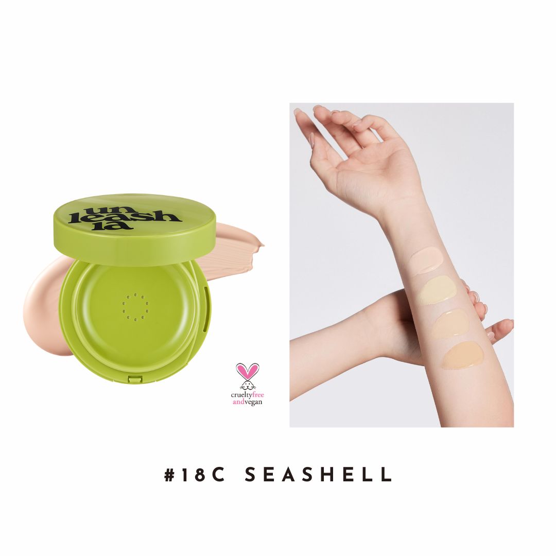 Phấn Nước UNLEASHIA Satin Wear Healthy Green Cushion - Kallos Vietnam