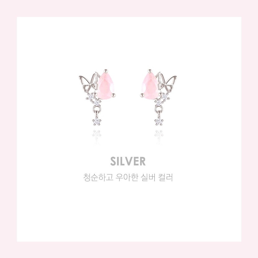 Bông Tai Wing Bling Love Rose Crystal Muse Earrings - Kallos Vietnam