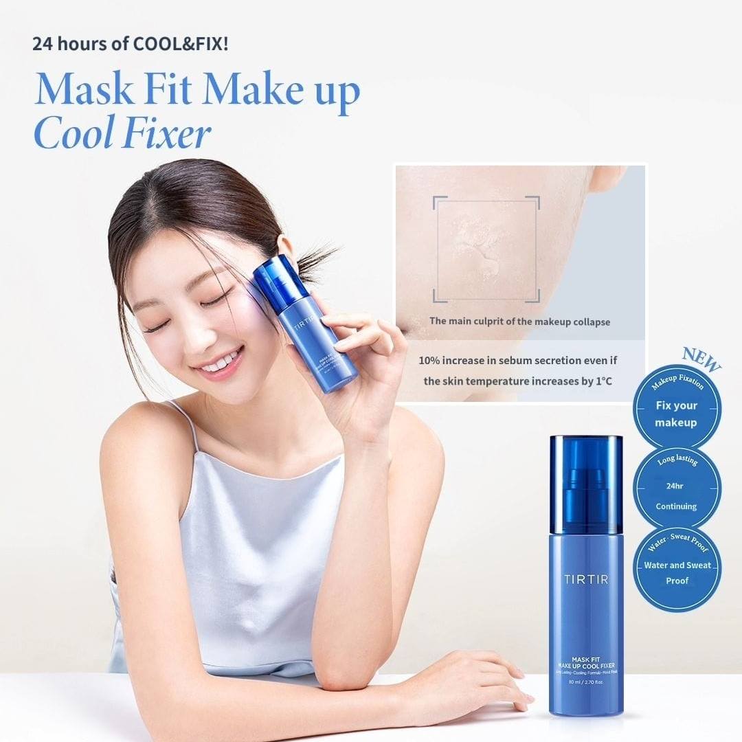 Xịt Khoá Nền TIRTIR Mask Fit Makeup Cool Fixer - Kallos Vietnam