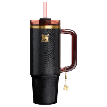 Bình Nước STANLEY Quencher Luxe H2.0 FlowState Tumbler #Black Snakeskin