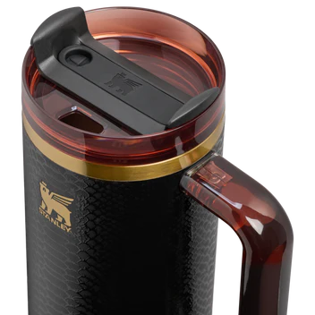 Bình Nước STANLEY Quencher Luxe H2.0 FlowState Tumbler #Black Snakeskin