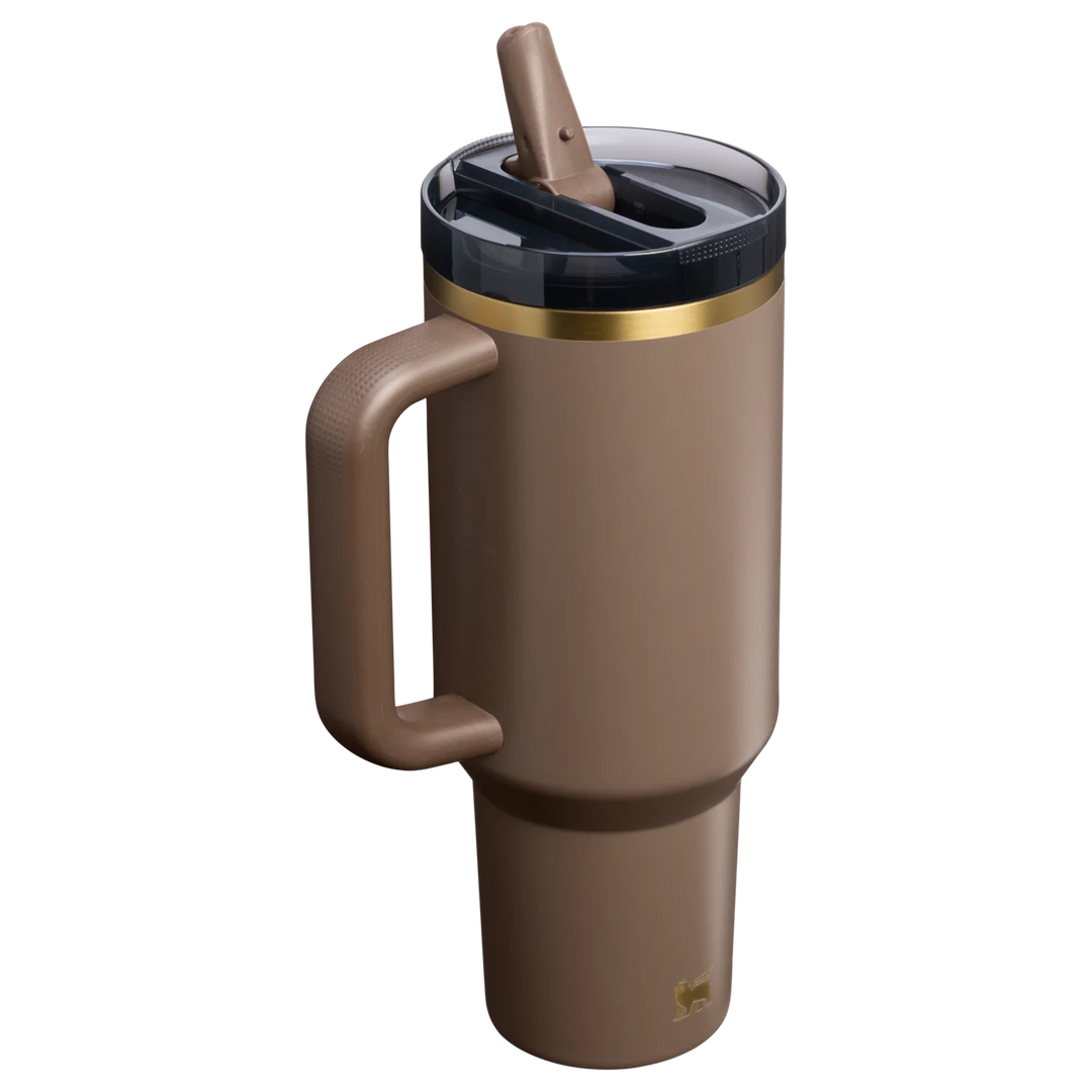 Bình Nước STANLEY Quencher ProTour Flip Straw Tumbler #Espresso Gold