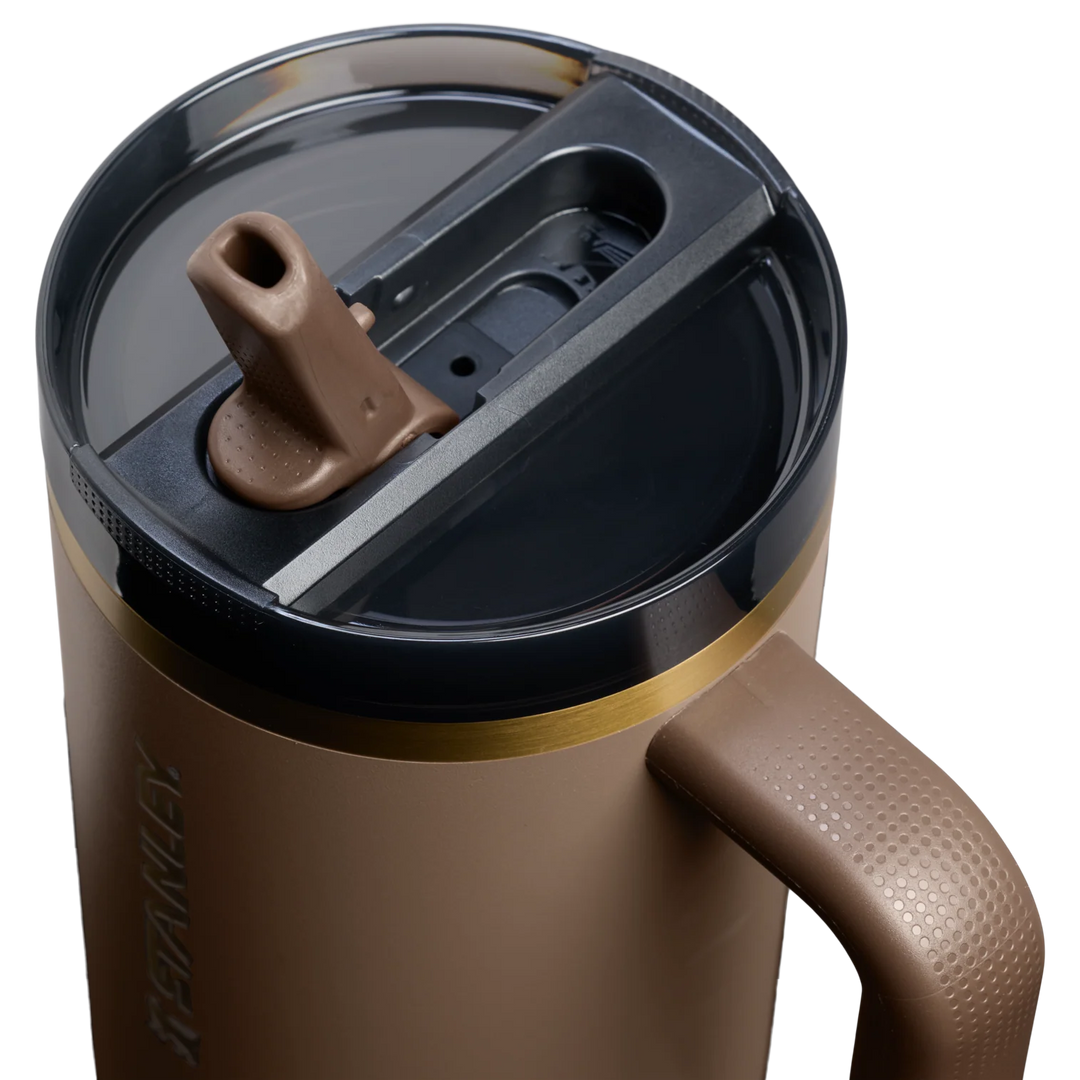 Bình Nước STANLEY Quencher ProTour Flip Straw Tumbler #Espresso Gold