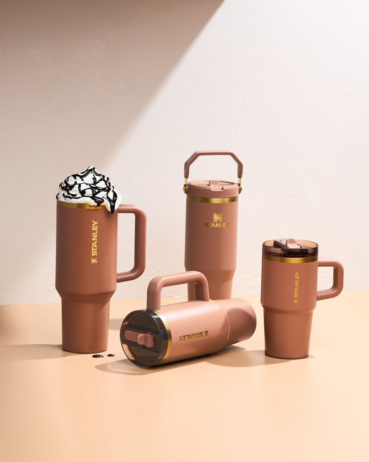 Bình Nước STANLEY Quencher ProTour Flip Straw Tumbler #Mocha Latte