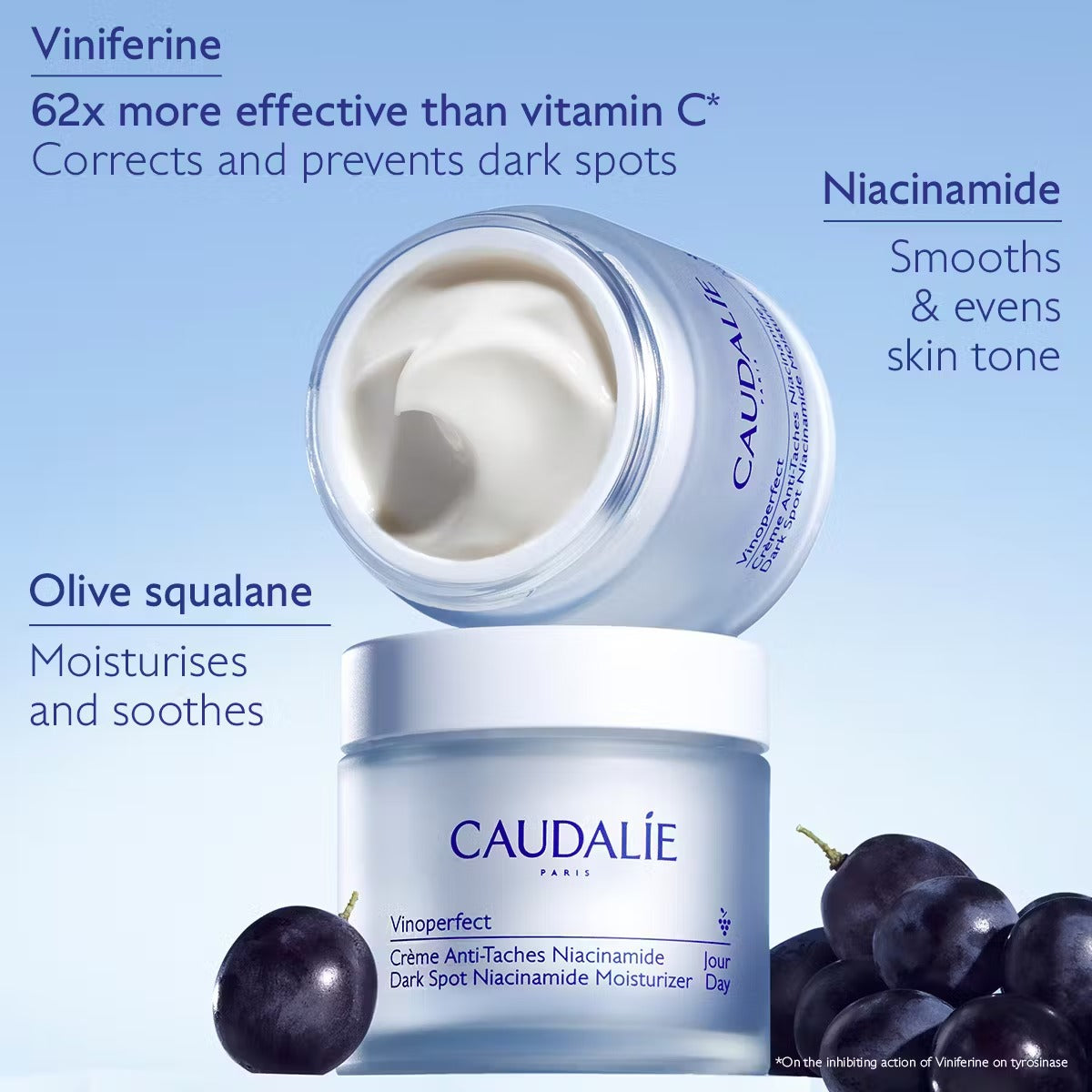 Bộ Dưỡng Da Caudalie Vinoperfect Brightening Essence & Moisturizer