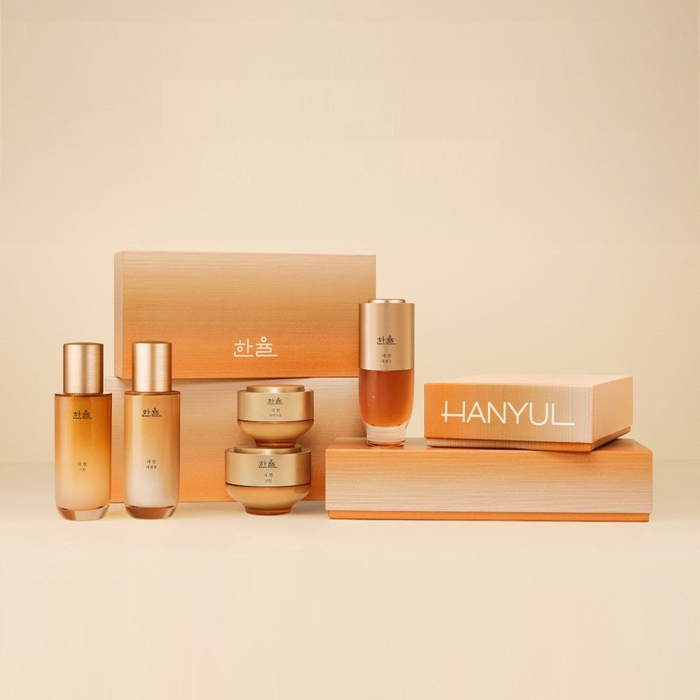 Bộ Dưỡng Da HANYUL Ginseng The Classic Skin - Emulsion Set - Kallos Vietnam
