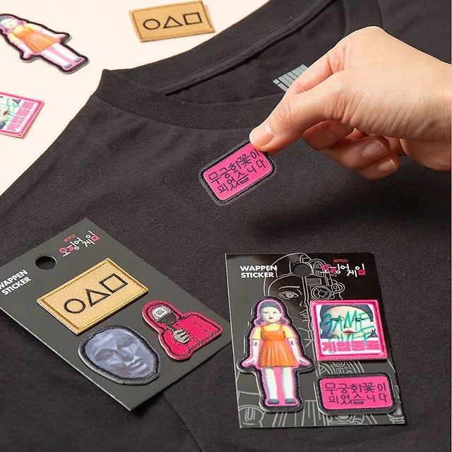 Bộ Hình Dán SQUID GAME x Kumhong Younghee Goods Set
