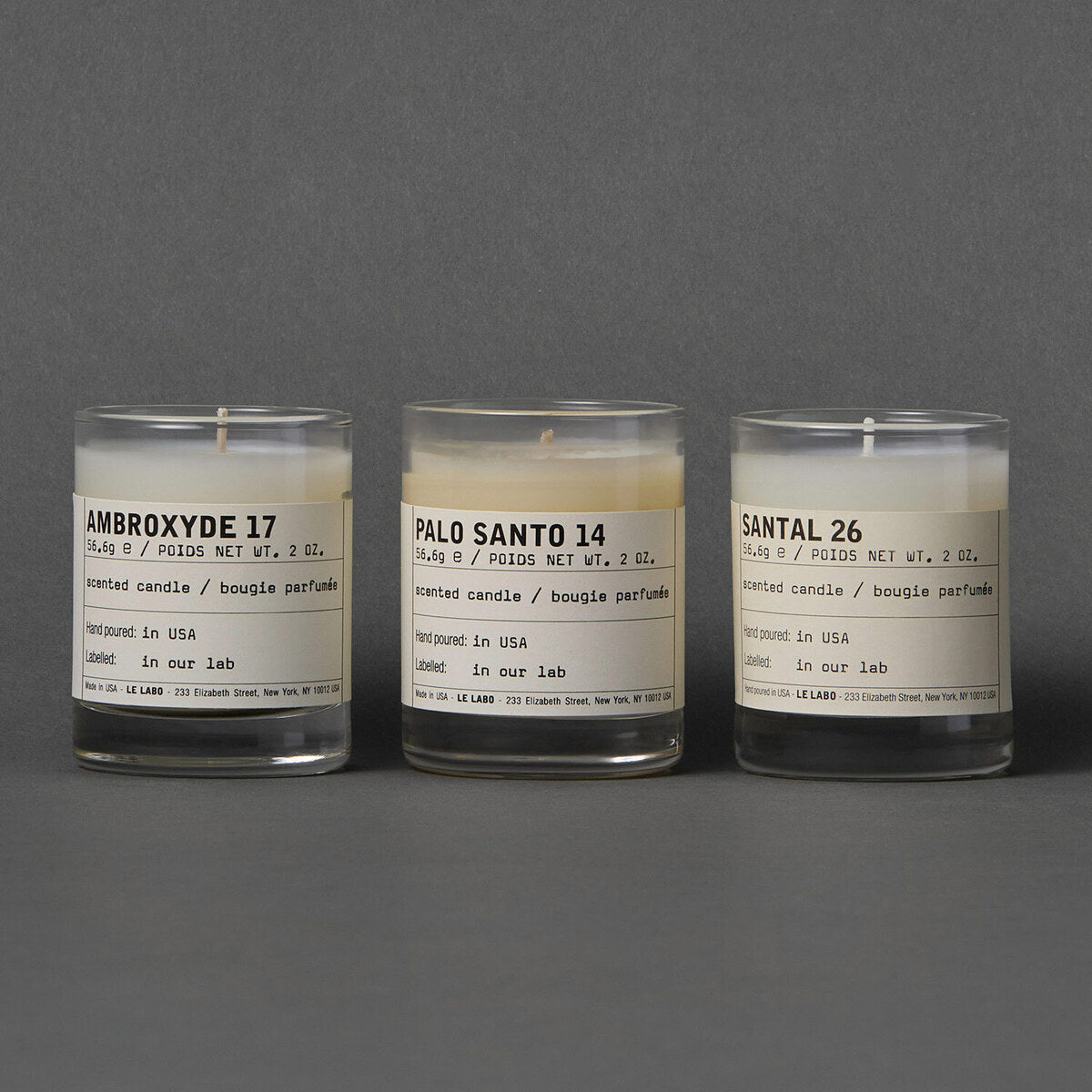 Bộ Nến Thơm LE LABO Candle Discovery Set - Glass Votives - Kallos Vietnam