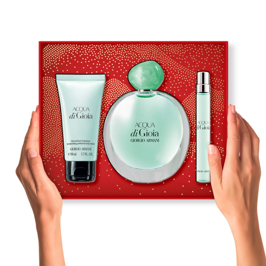 Bộ Quà Tặng ARMANI Acqua di Gioia Eau de Parfum 3-Piece Holiday Set - Kallos Vietnam