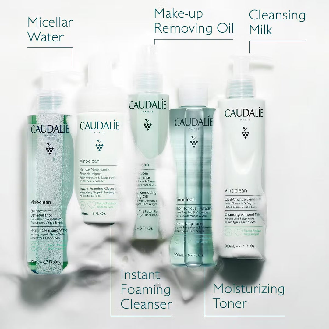 Bộ Quà Tặng Caudalie Vinoclean Cleansing Water & Cleansing Foam Set