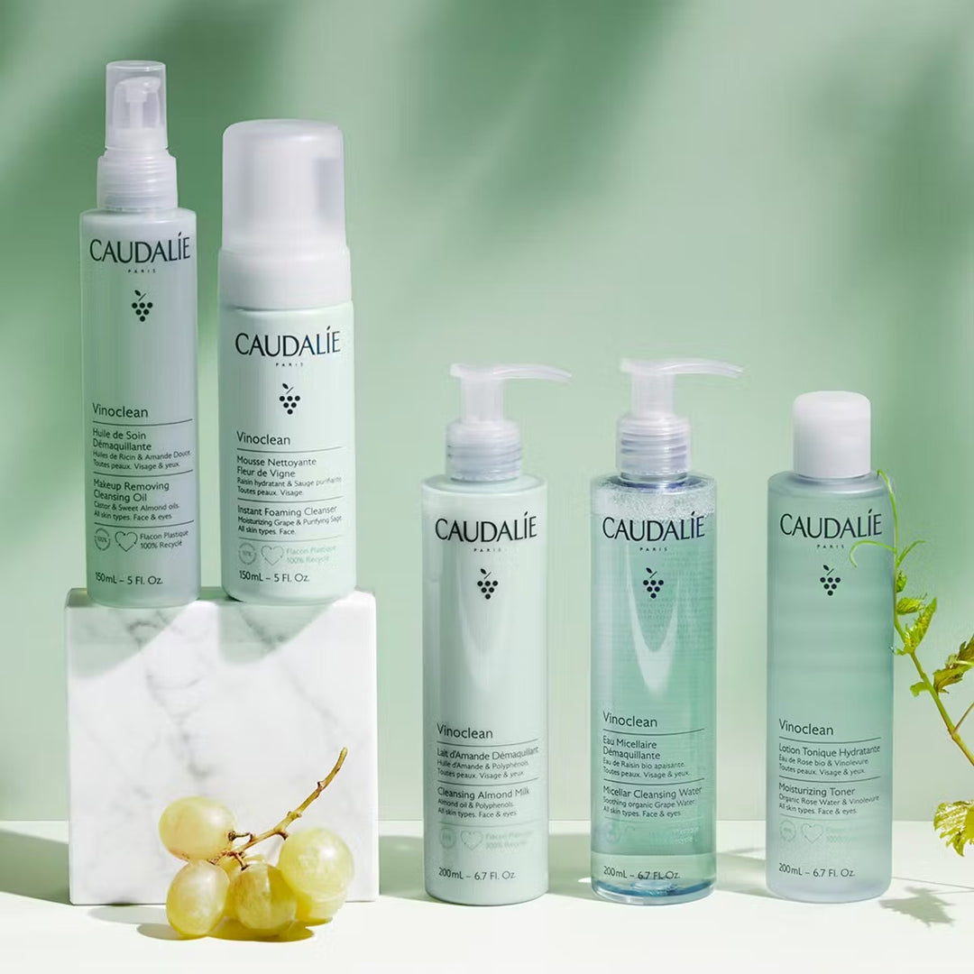 Bộ Quà Tặng Caudalie Vinoclean Cleansing Water & Cleansing Foam Set