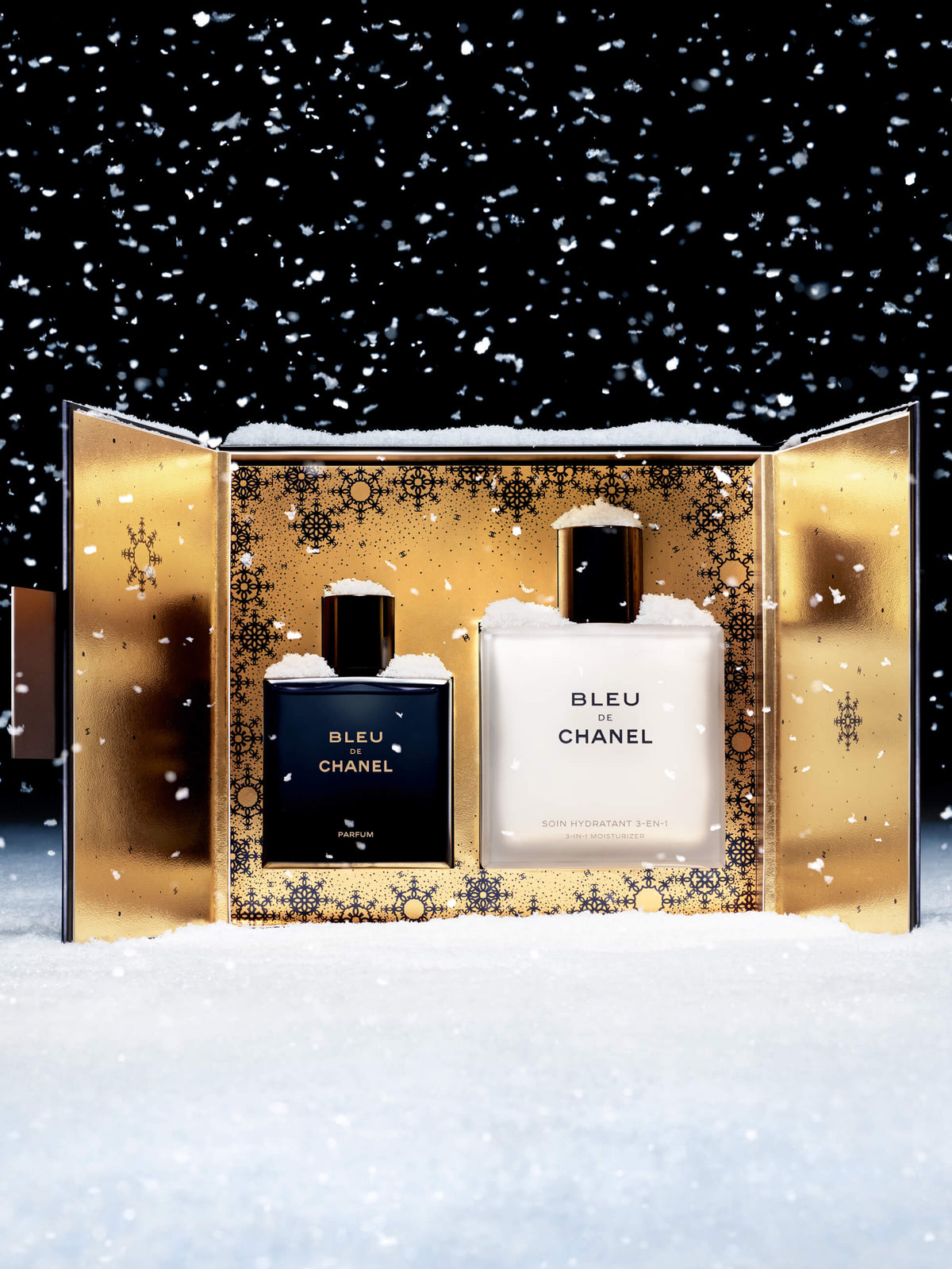 Bộ Quà Tặng CHANEL Bleu de Chanel 1.7 fl. oz. Parfum 3-in-1 Moisturizer Set - Kallos Vietnam