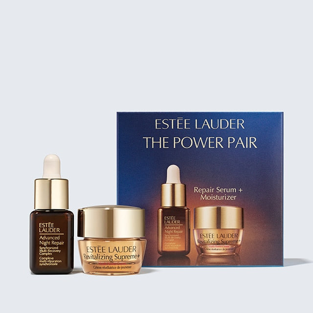 Bộ Quà Tặng ESTÉE LAUDER The Power Pair Repair Serum + Moisturizer Mini Skincare Set - Kallos Vietnam