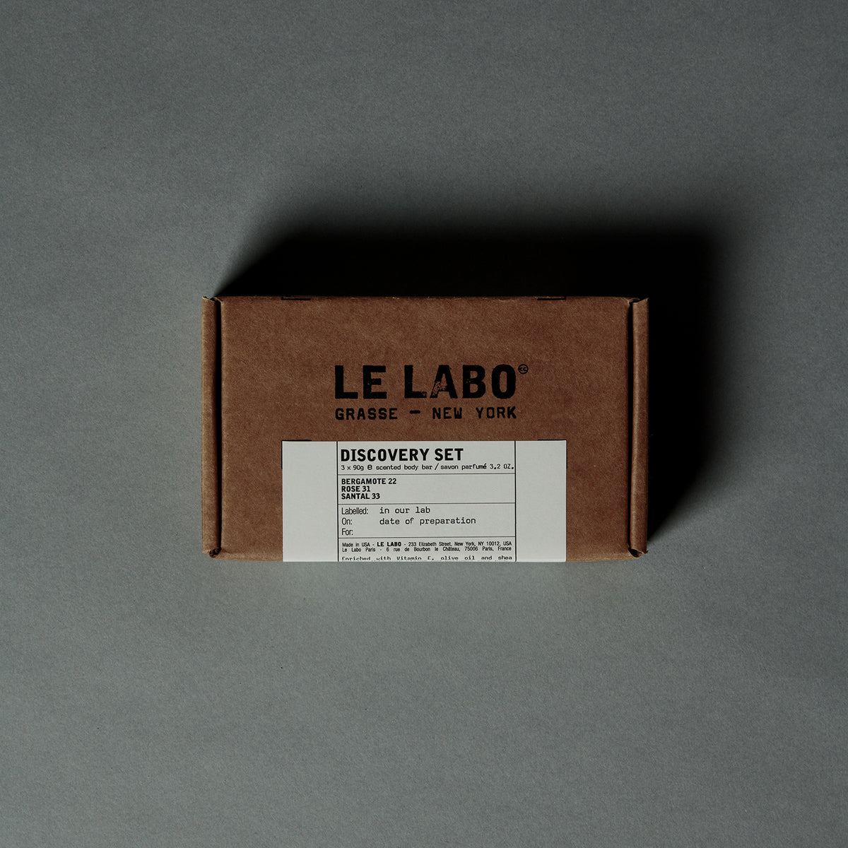 Bộ Quà Tặng LE LABO Bergamote 22 - Scented Body Bar Discovery Set - Kallos Vietnam