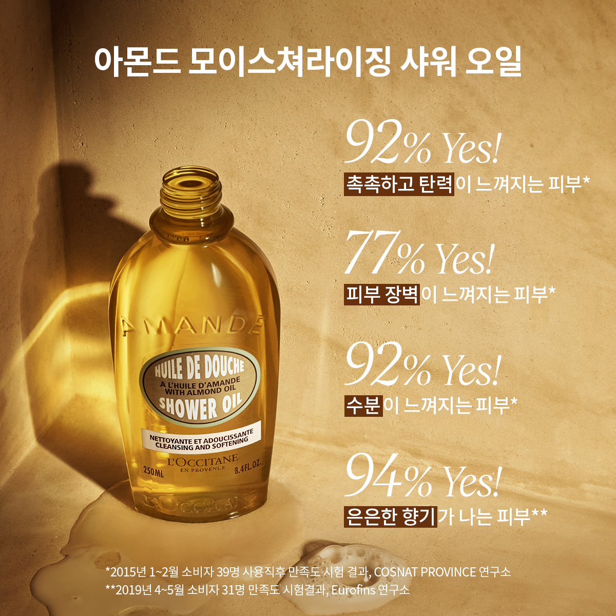 Bộ Quà Tặng L'OCCITANE Almond Shower Oil Set 250 mL - Kallos Vietnam