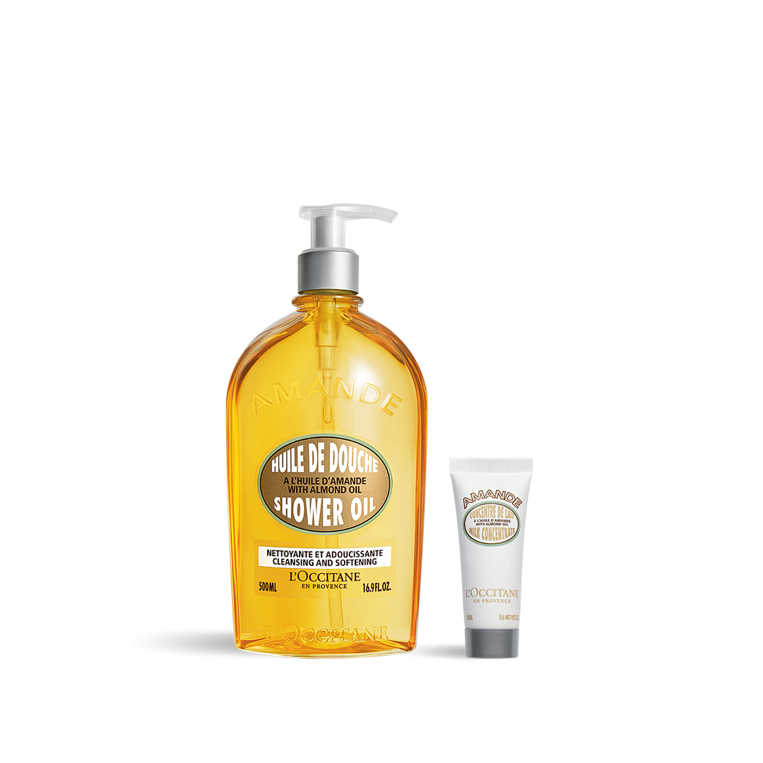 Bộ Quà Tặng L'OCCITANE Almond Shower Oil Set 500mL - Kallos Vietnam