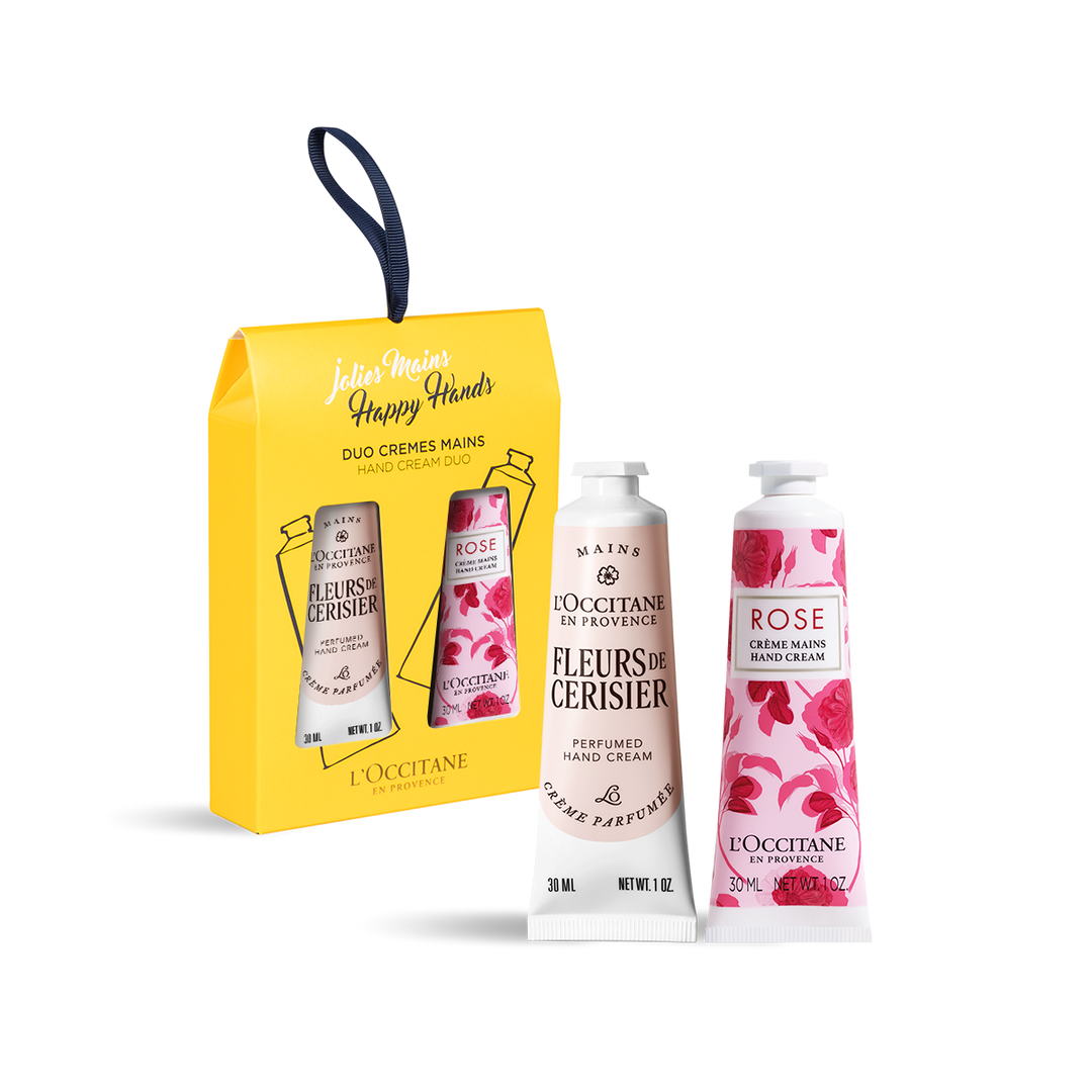 Bộ Quà Tặng L'OCCITANE Cherry & Rose Hand Cream Duo