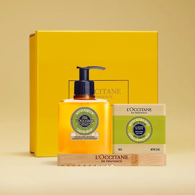 Bộ Quà Tặng L'OCCITANE Home Hand Wash & Soap Tray Gift
