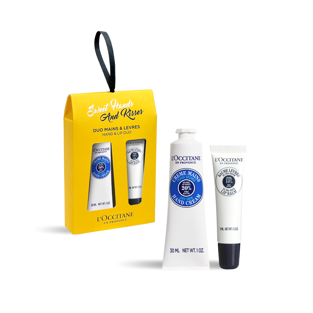 Bộ Quà Tặng L'OCCITANE Shea Butter Hand Cream & Lip Balm Duo - Kallos Vietnam