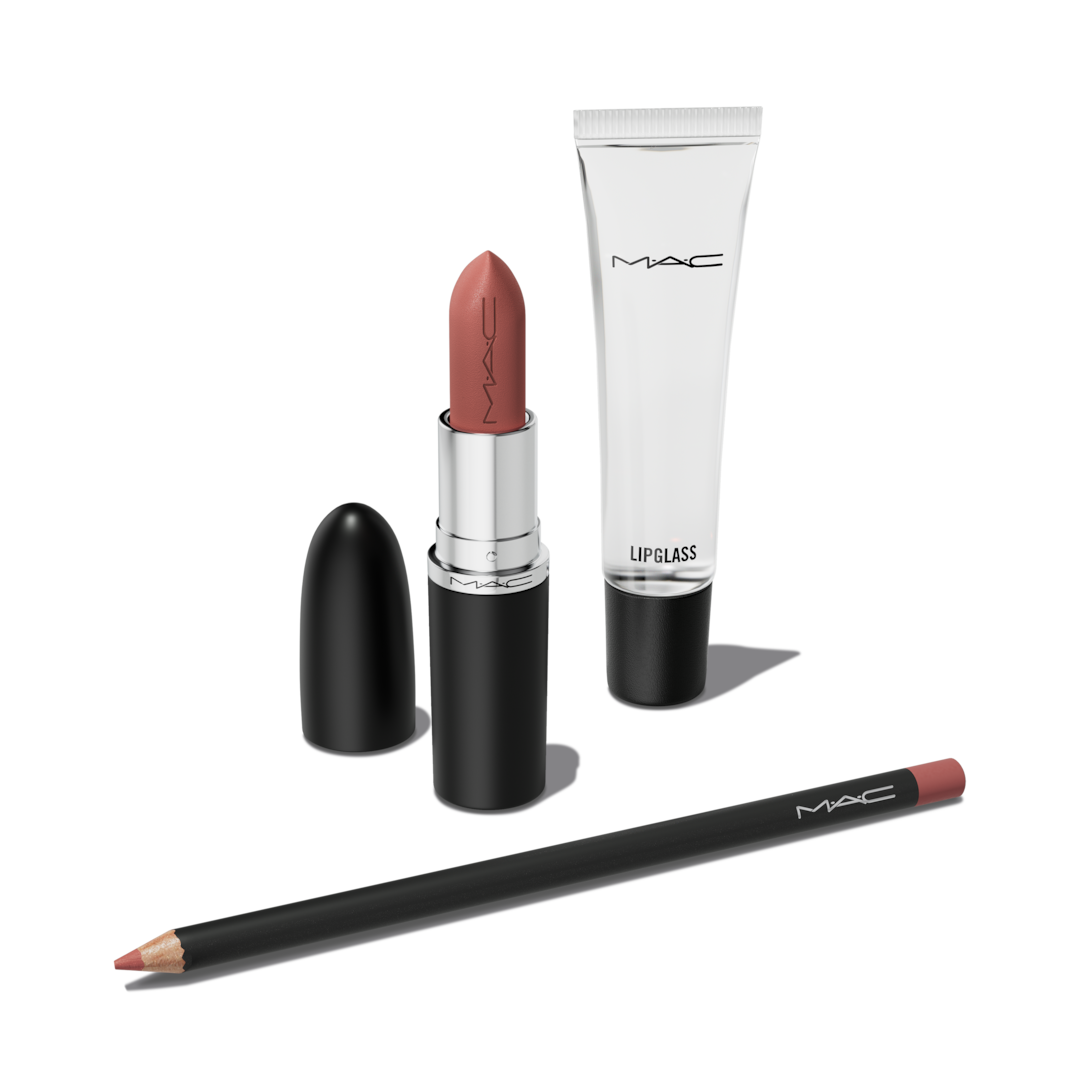 Bộ Quà Tặng MAC Claim To Fame Lip Trio #Velvet Teddy - Kallos Vietnam