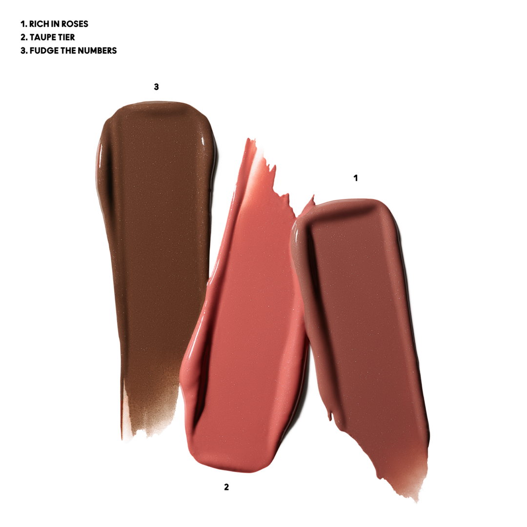 Bộ Quà Tặng MAC Everyday Luxury Mini Lustreglass Lipstick Trio #Neutral - Kallos Vietnam