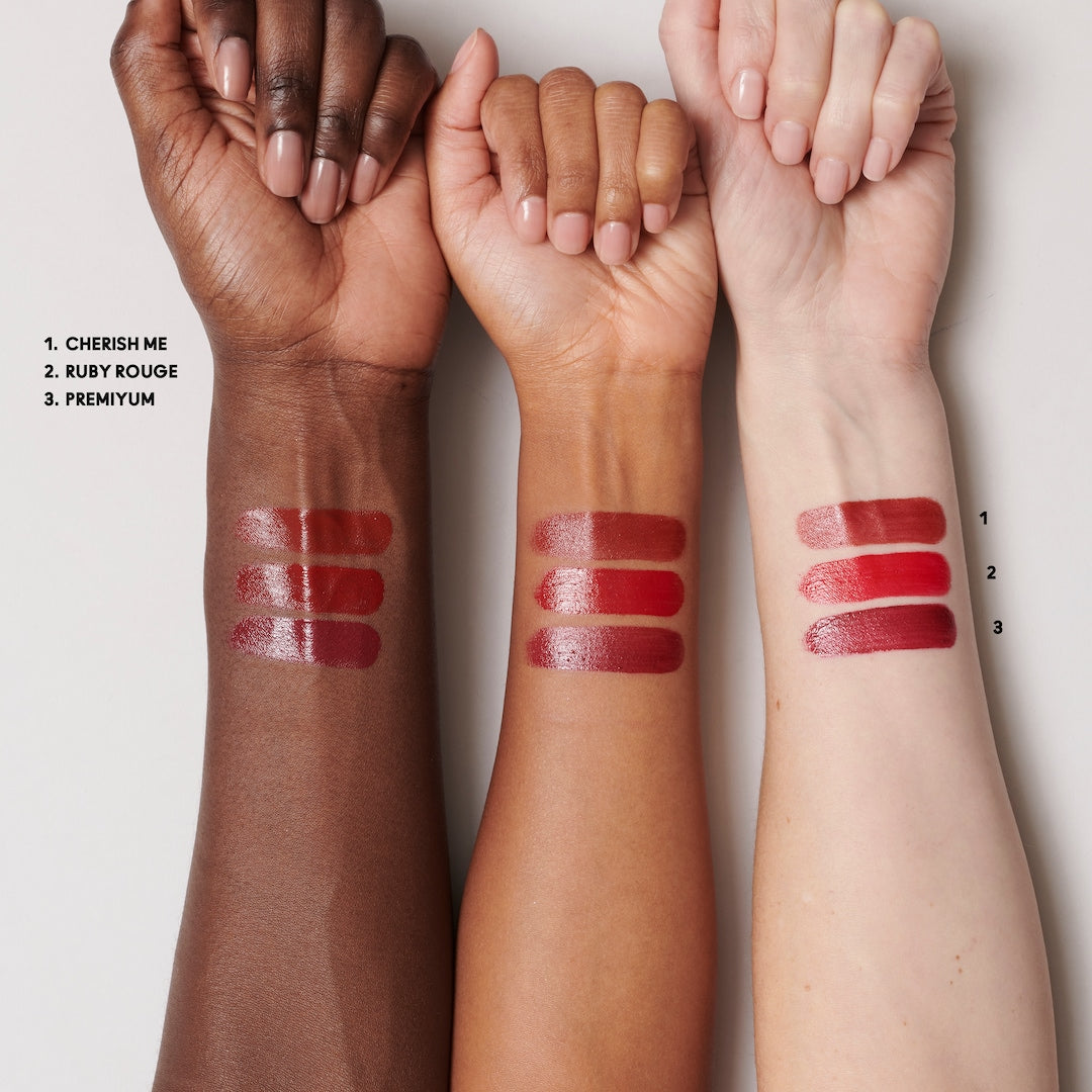 Bộ Quà Tặng MAC Everyday Luxury Mini Lustreglass Lipstick Trio #Red - Kallos Vietnam