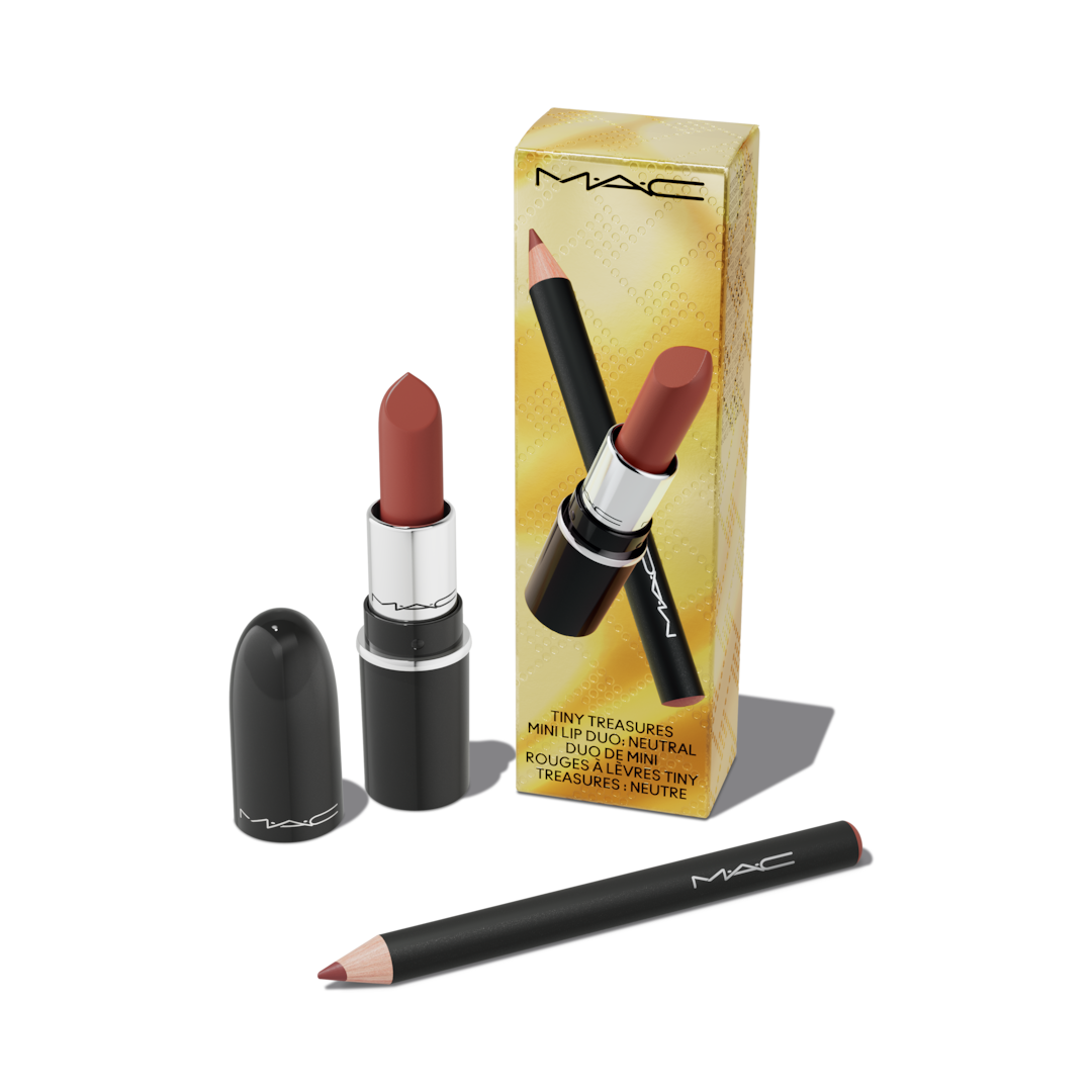 Bộ Quà Tặng MAC Tiny Treasures Mini Lip Duo #Neutral - Kallos Vietnam