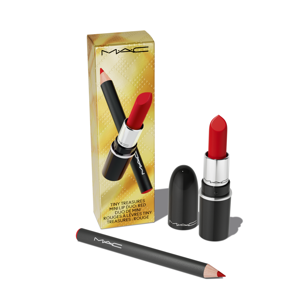 Bộ Quà Tặng MAC Tiny Treasures Mini Lip Duo #Red - Kallos Vietnam