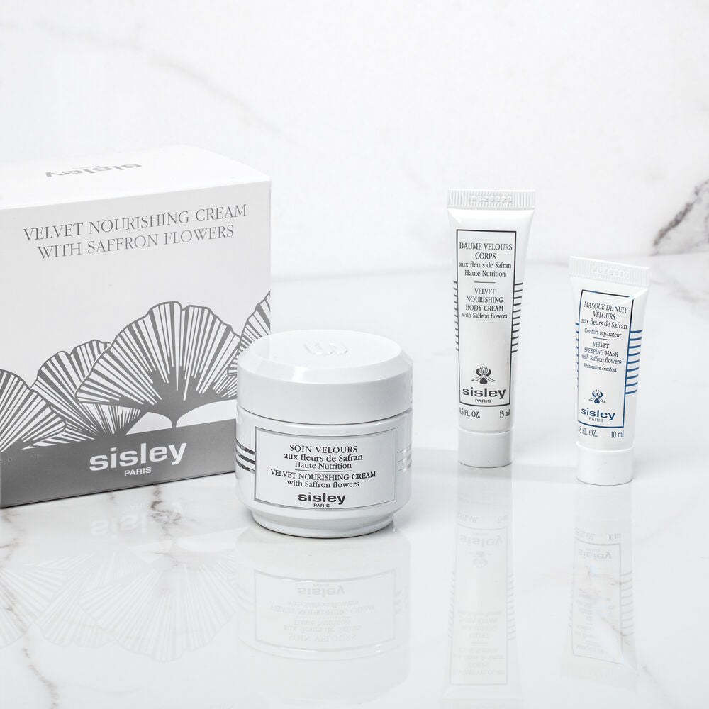 Bộ Quà Tặng SISLEY PARIS Velvet Nourishing Cream with Saffron Flowers Discovery Set - Kallos Vietnam