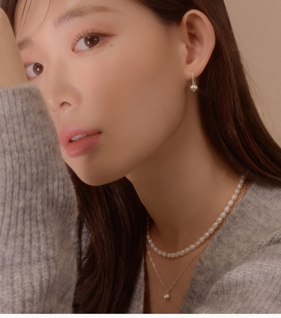 Bông Tai Wing Bling Delina Heart Earrings